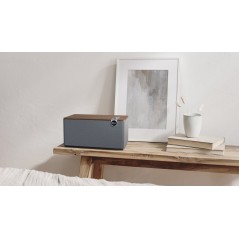 Klipsch The Three PLUS Valnød - Trådløs 120W Lydoplevelse i Premium Kvalitet